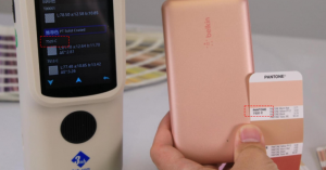 色差仪CR9匹配色卡号：内置多本电子色卡，准确率超90%！​